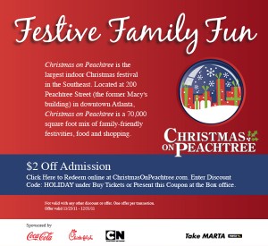 Christmas on Peachtree adult admission coupon